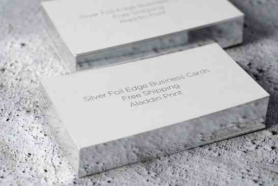 Edge Foil business cards 4 by Aladdin Print